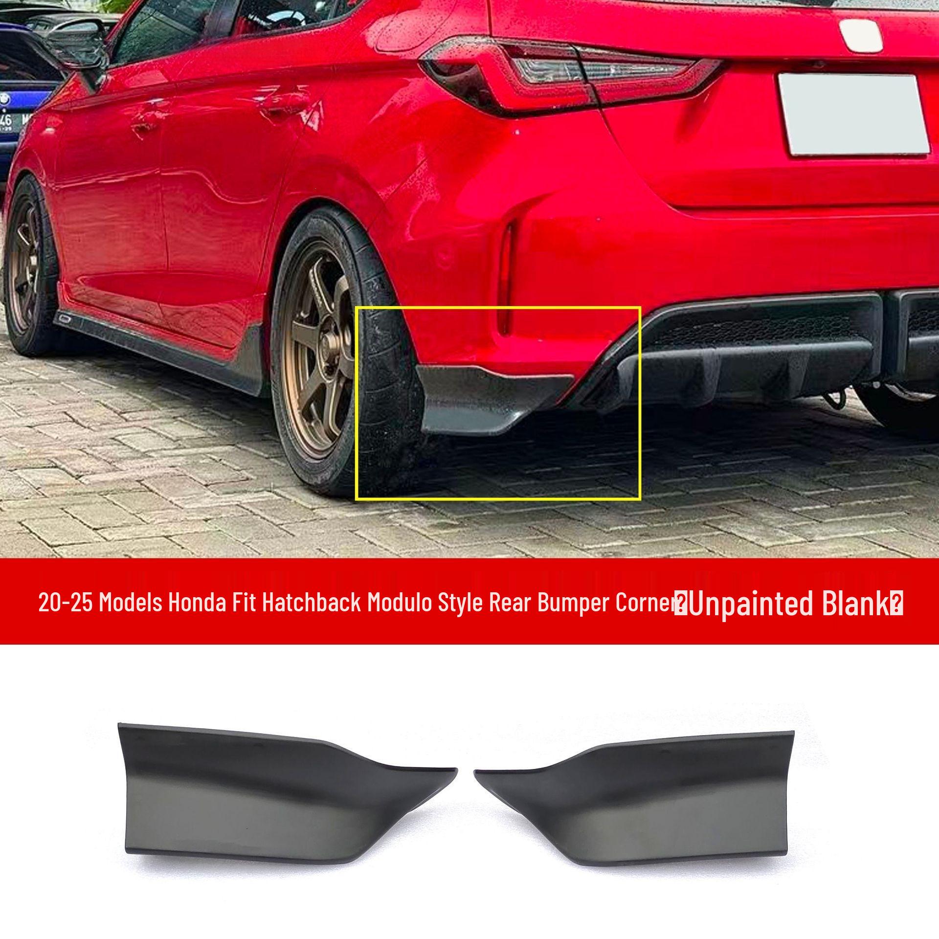 

Fits 20-25 Models: Rear Bumper Corner Lip Diffuser and Wind Deflector for Fit Modulo Hatchback.