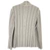 Giorgio Armani 6HAG09 AM30Z Beige Stripe 1B Collarless Knit Jacket Jacket 48 beigeUsed