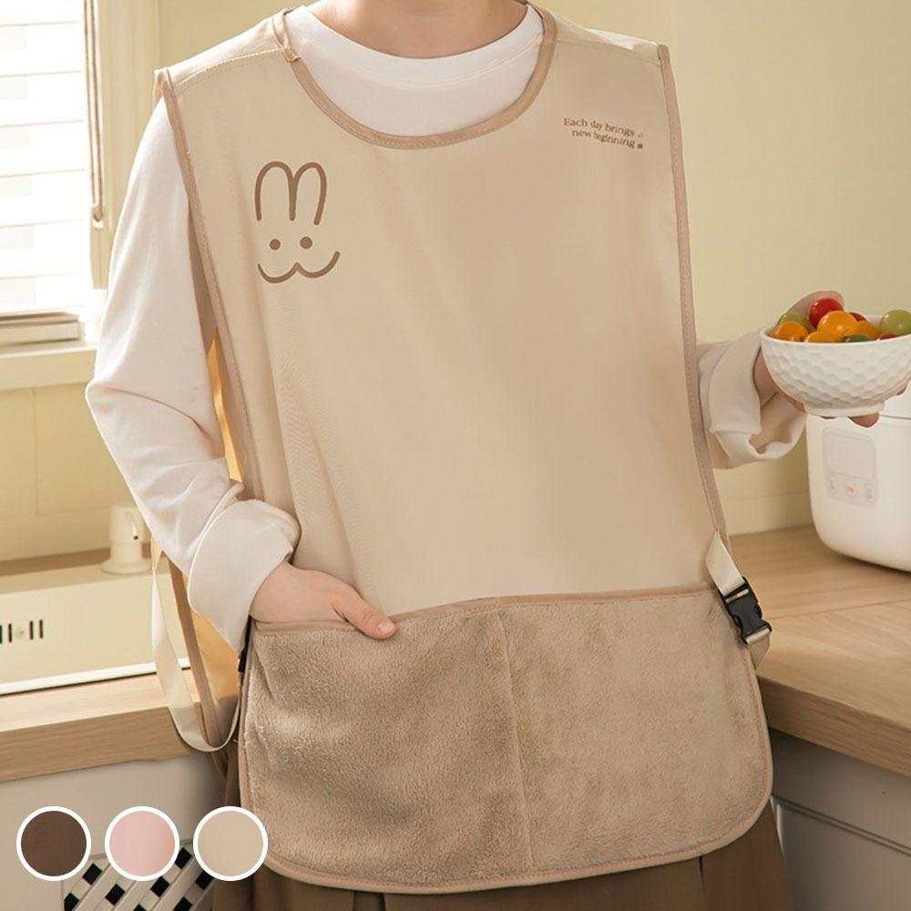 Vest Style Sleeveless Apron Waterproof Coffee House Uniform  Cleaning Accessories
