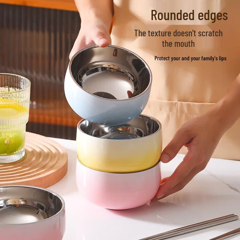 Meichu 316L Stainless Steel Insulated Bowl