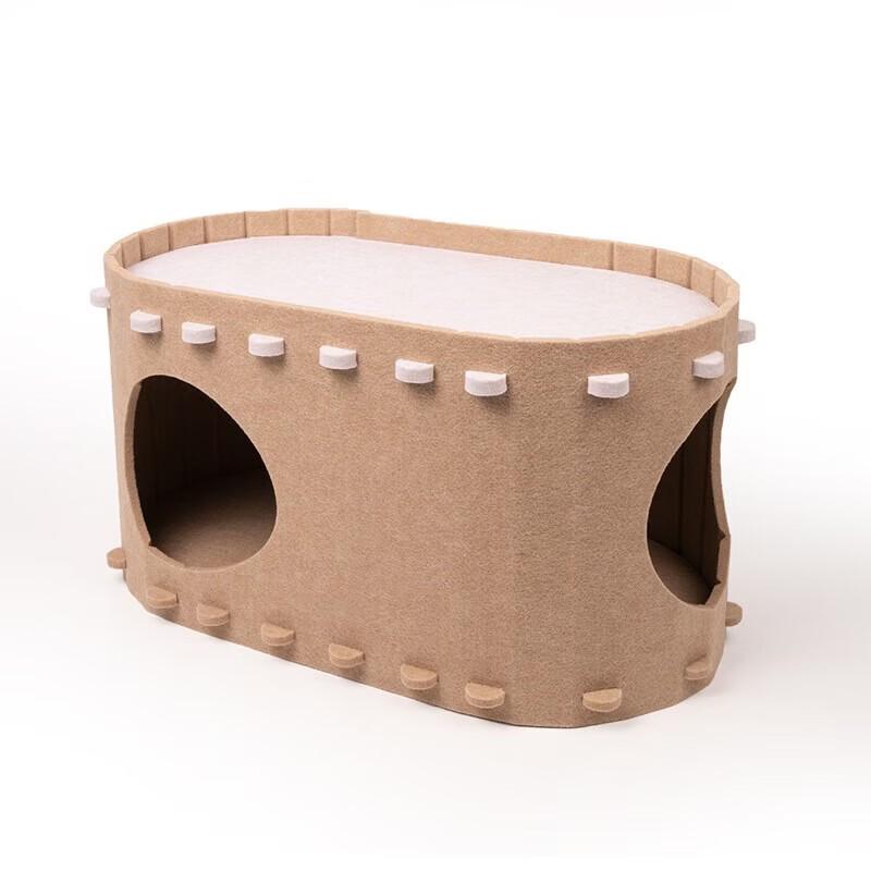 Yunxiaoshi All-Season Foldable Double-Layer Cat Tunnel Bed