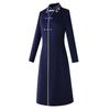 Tluoman Professional New Chinese Style Wool Blend Overcoat