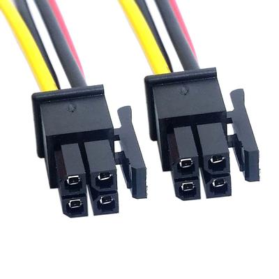 Chenyang CY ATX Molex Microfit Connector Male To Male Power Pitch 4-Pin Cable, 60cm, 3.0mm