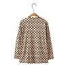 Middle-aged and Elderly Women's Spring and Autumn New Floral Long-sleeved Bottoming Shirt Tops