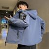 Hooded Jacket Men's Spring and Autumn Korean Trend Jacket Male Student Youth Casual Top