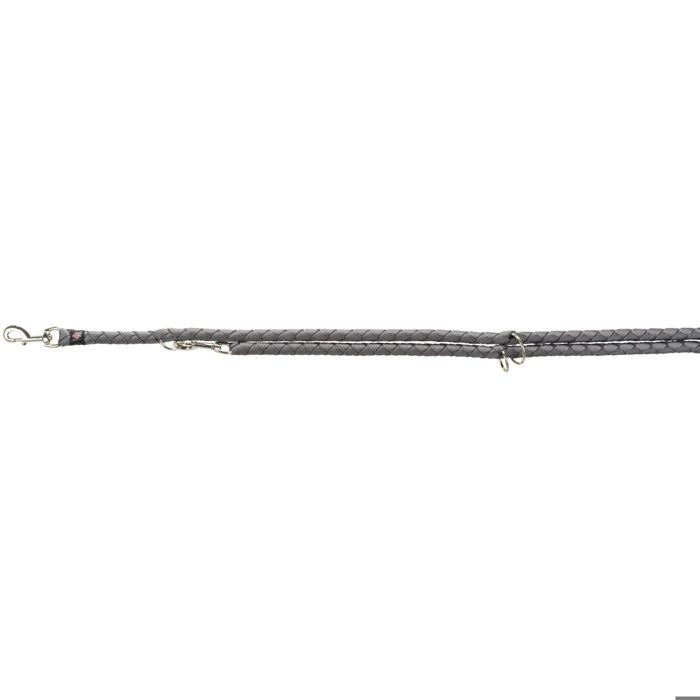 Laisse pour chien - TRIXIE - Cavo - Réglable - 2m - Nylon gris graphite