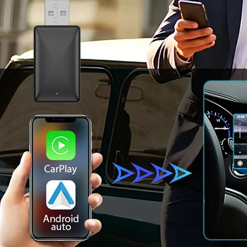 Drahtloser Autoadapter Hohe Kompatibilität Drahtloser Autoadapter Auto-Play-Adapter Drahtloser Auto-Dongle Tragbares drahtloses Auto-Play