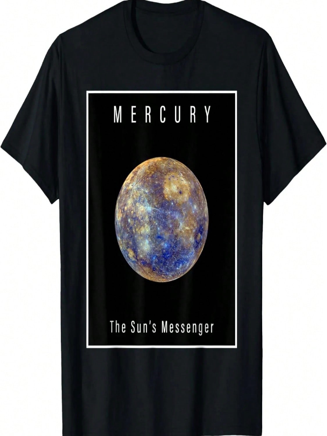 Planet Mercury V2 - The Planets Of Our Solar System T-Shirt S разноцветный