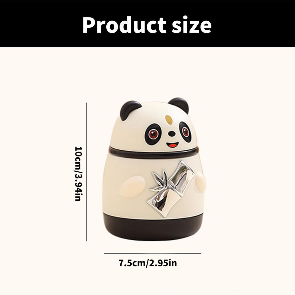 Automatic Toothpick Holder Lovely Panda Toothpick Dispenser Press Type Toothpick Box for Restaurant Kitchen Party