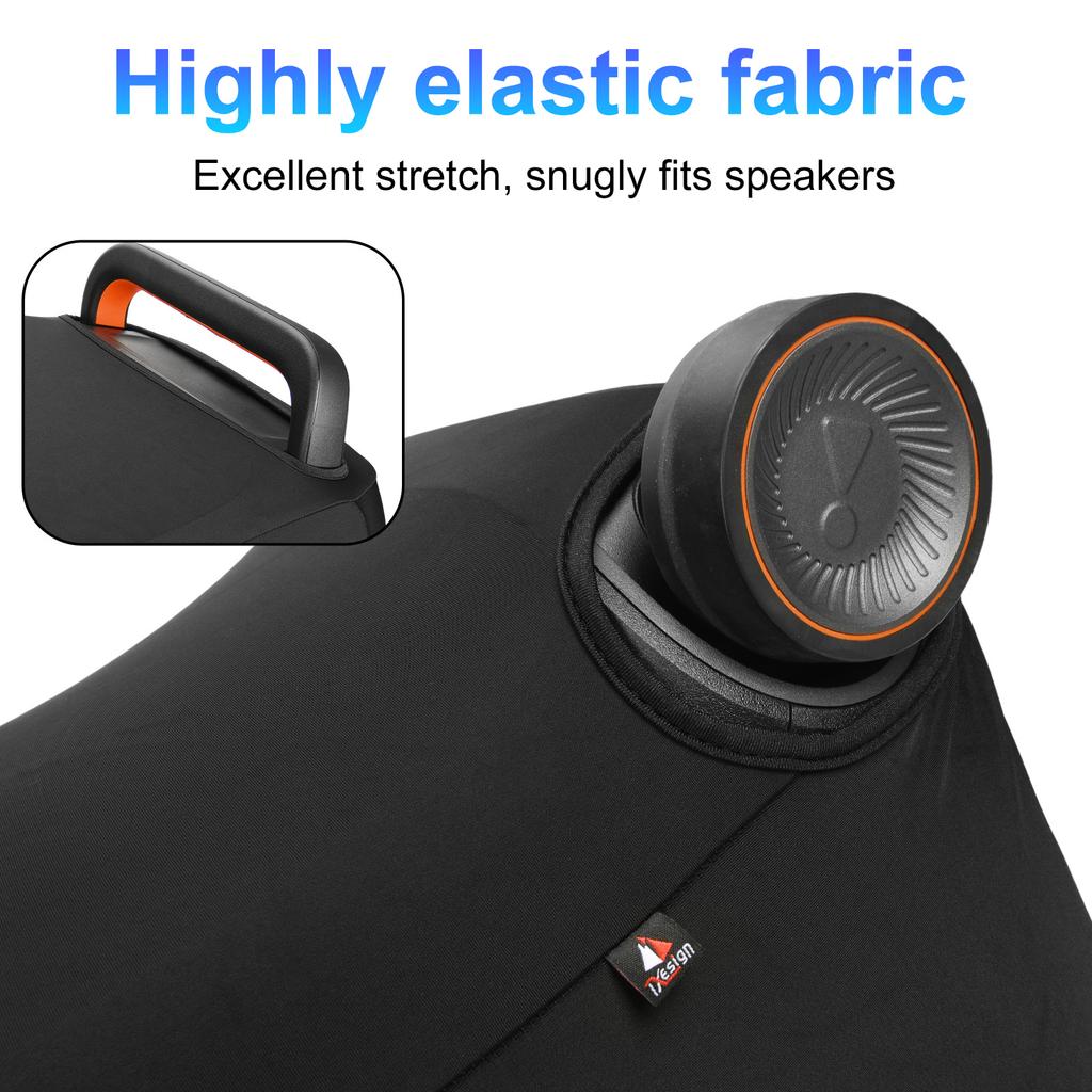 Für JBL PartyBox 520 Staubschutz Schutzhülle Lautsprecher Weiche Abdeckung Schale Netzgewebe Dehnbar Lautsprecher Staubschutzhülle mit Gummiband
