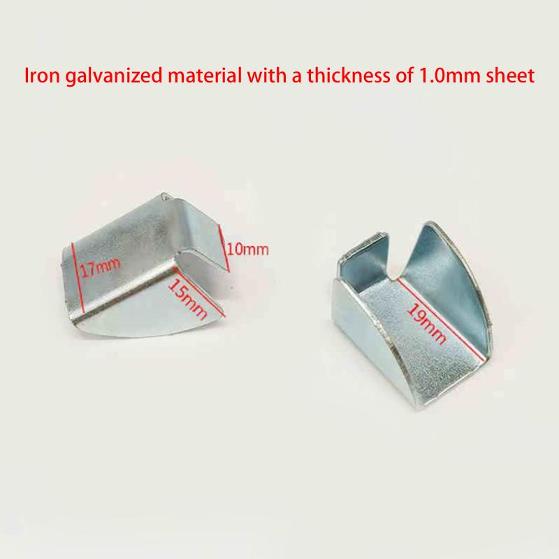 10-Pack Metal Shelf Support Clips Triangle Brace Reinforced Replacement Hardware for Filing Cabinets, Lockers, Wardrobes