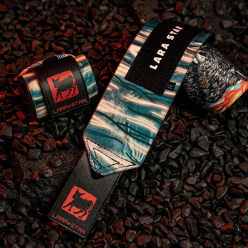 Chinese Zodiac Fitness Wristbands Weightlifting Wrist Strap Booster Belt Pressurized Sports Protection Bench Press Wrist Guard