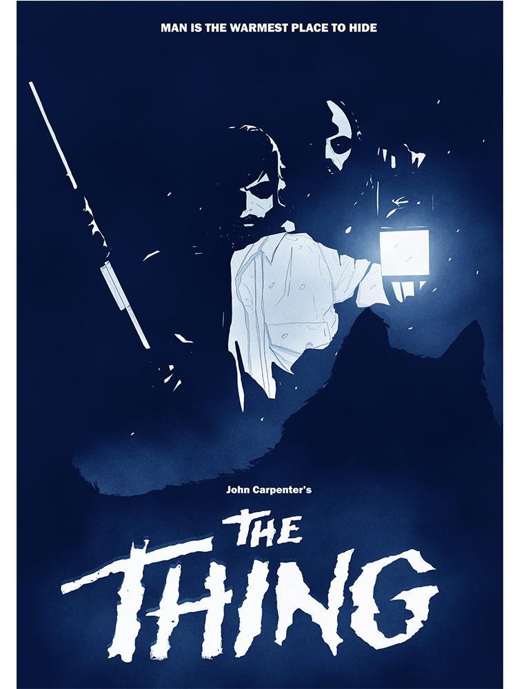 Classic Horror Movie The Thing Posters Print Canvas Painting John Carpenter Wall Art Picture For Bedroom Home Decoration