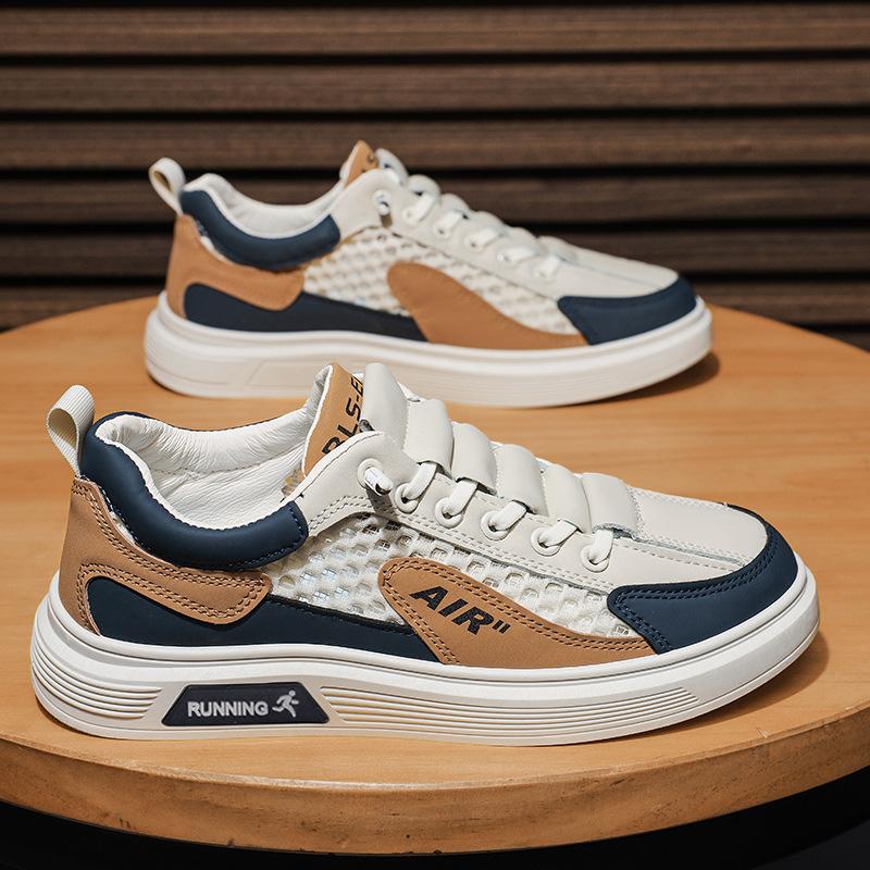 Summer new breathable mesh sports casual shoes men s board shoes student shoes 39