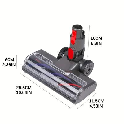 Floor Brush for Dyson Vacuum Cleaner V7 V8 V10 V11 V15 with An Brush Head, Bristle Strip, Floor Brush