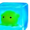 Stresswürfel mit leuchtendem Meeresbewohner-Spielzeug innen Angstlinderung Eiswürfel Quetsch-Sensorik-Spielzeug Büroangestellte Entspannung Stressball