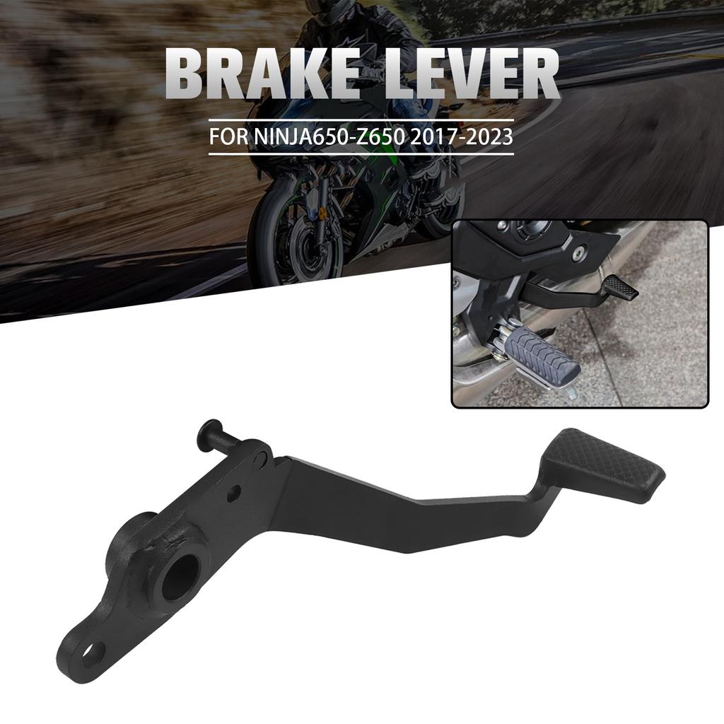 For Kawasaki Ninja 650 Z650 EX650 ER650 Z 650 2017-2025 Rear Footpegs Foot Brake Pedal Control Lever Aluminum Accessories