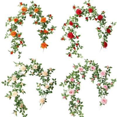 Künstlicher Rosen-Girlande Hängepflanze Blumengirlanden