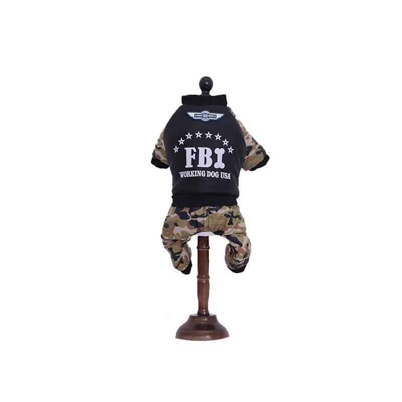 

Осенне-зимний теплый костюм для домашних животных, комбинезон для собак с камуфляжным принтом L камуфляжный