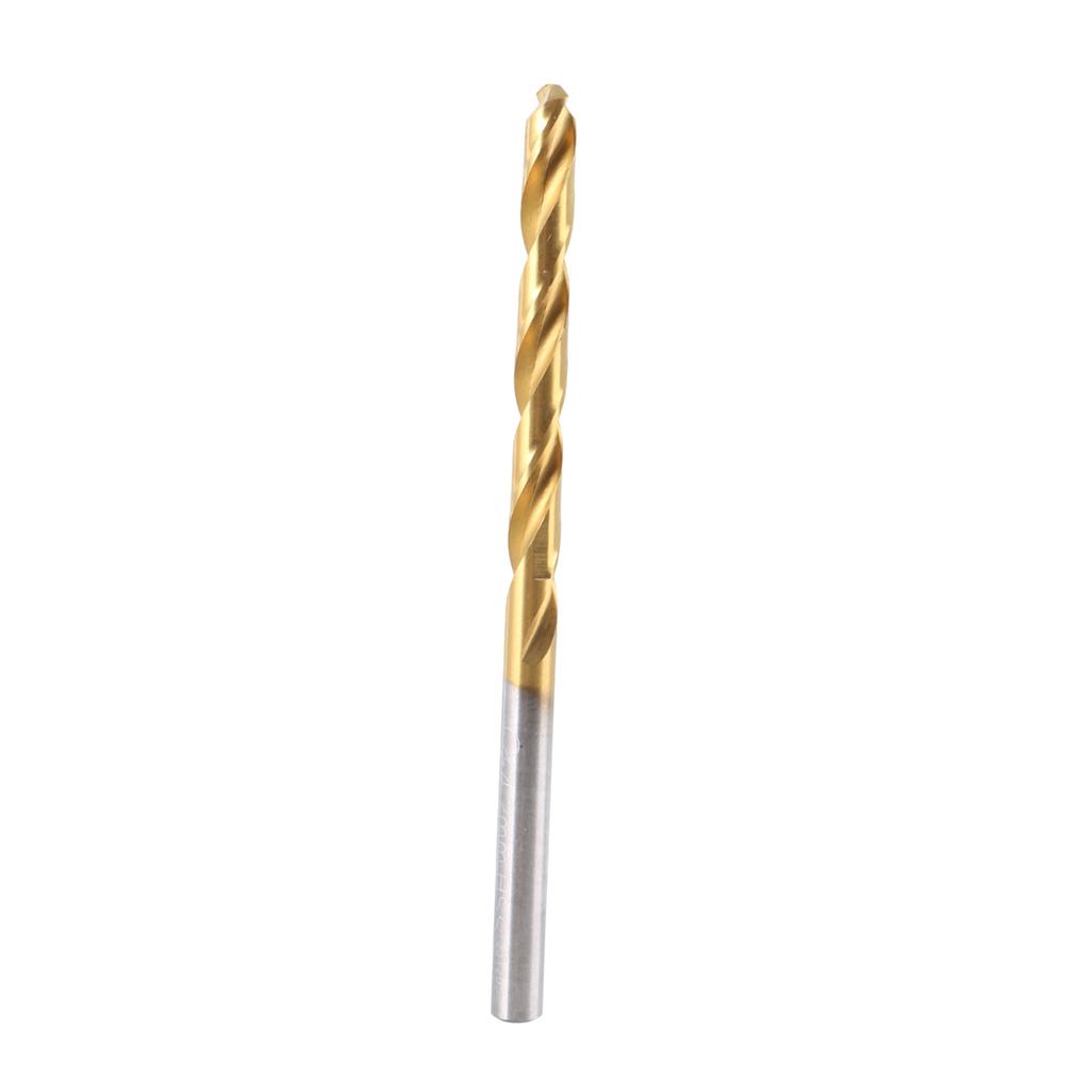 Metric Tap Drill Bit Set 2Pcs M5x0.8 Straight Flute Thread Tap 2Pcs 4.2mm Twist Drill Bit Coated Screw Threading Tool
