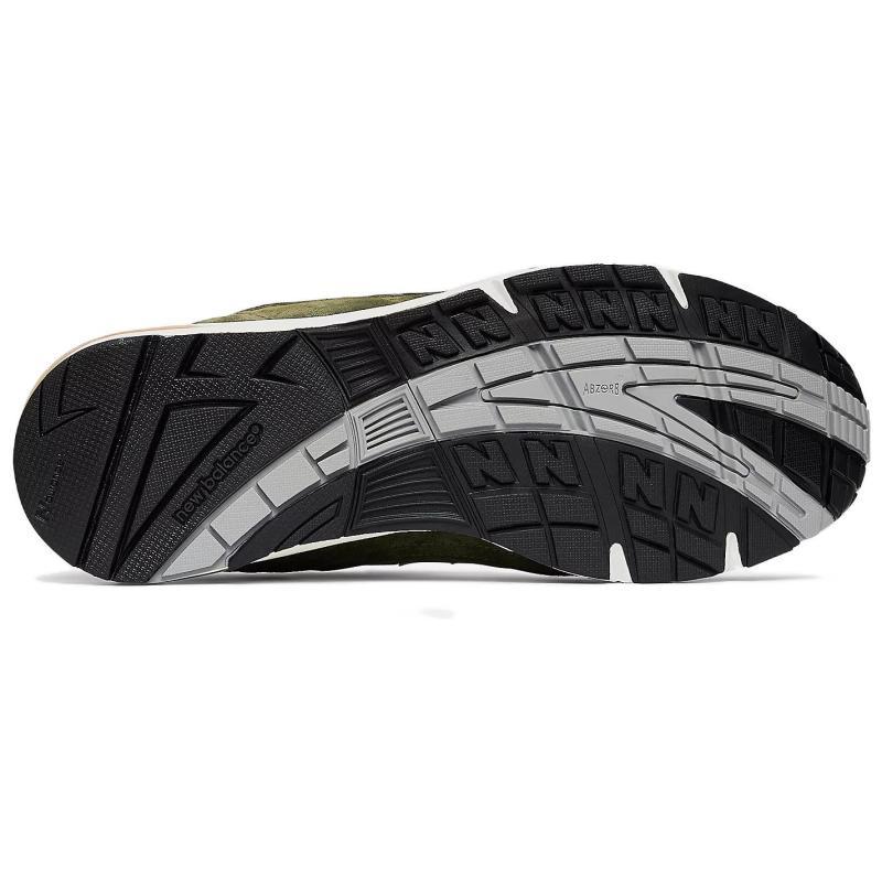 New Balance 991 MiUK Dark Green Grey Tan Sneakers M991GGT