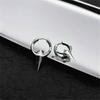 Metal Huggie Earrings Ear Cuff Piercing Earring Hip Hop Jewelry Accessories
