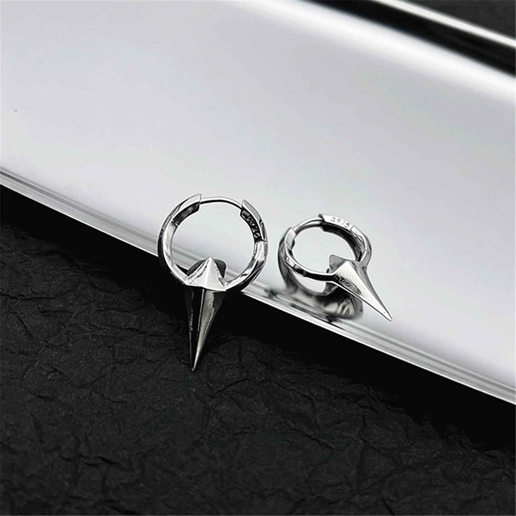 Metal Huggie Earrings Ear Cuff Piercing Earring Hip Hop Jewelry Accessories