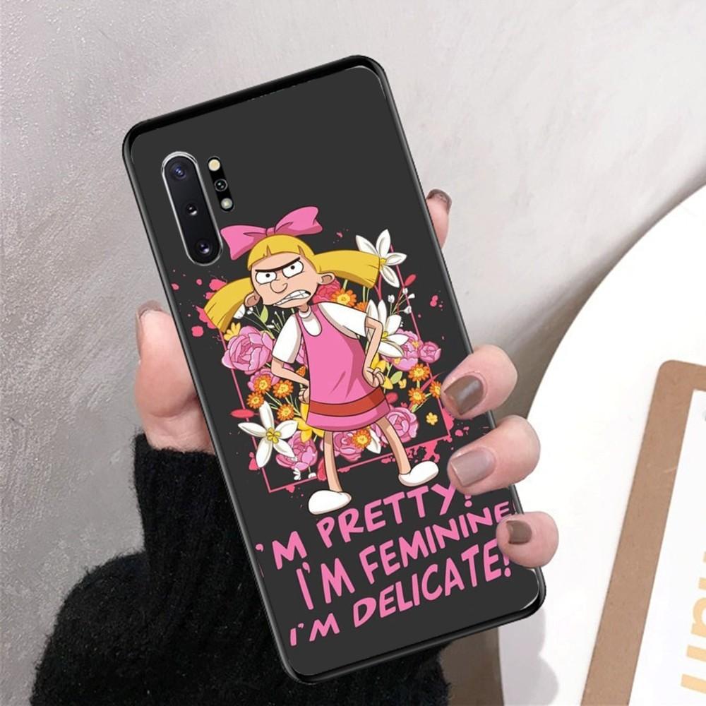 Hey Arnold Helga Bonito Phone Case For Samsung Note 8 9 10 20 Pro Plus Lite M 10 11 20 30 21 31 51 A 21 22 42 02 03