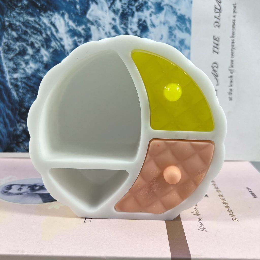 Formy do przechowywania w kształcie księżyca i gwiazdy, silikonowe formy do szuflad szafkowych, formy do odlewów z żywicy do organizera biżuterii DIY