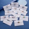 Handgefertigtes 12 Sternzeichen Naturstein Armband für Damen Widder Löwe Handgeflochten mit Karte Armband Schmuck Geburtstag Geschenk