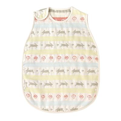 10mois Hoppetta Fluffy Gaze Småbarn Barn för Åldrar Petit 64cm 5404 - (6-lagers gasväv) Sovdräkt, 100% Bomull, 2-7, Lapin, Längd,