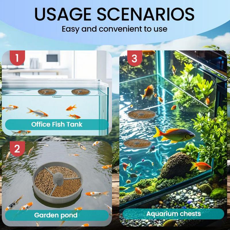 Feeding Ring Floating Food Feeder Round Shape Tank Accessories Breeding Tools For Guppy Betta Turtle Freshwater Saltwater