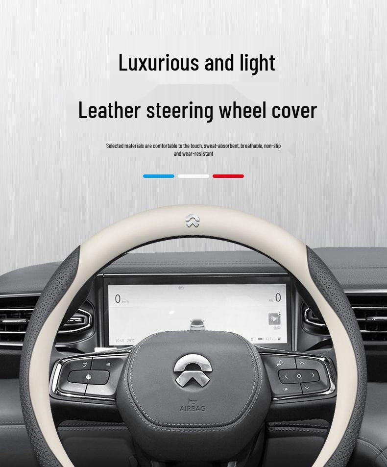 Nio ET5/ET7/ES6/ES8/ES7/EC6/EC7 Steering Wheel Cover, All-Season Universal Fit