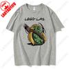 Funny Anime Cartoons Lego-las Printed T-shirt Humor Style Summer Fashion Short-sleev T Shirt Y2k Streetwear Cotton Tee Camisetas