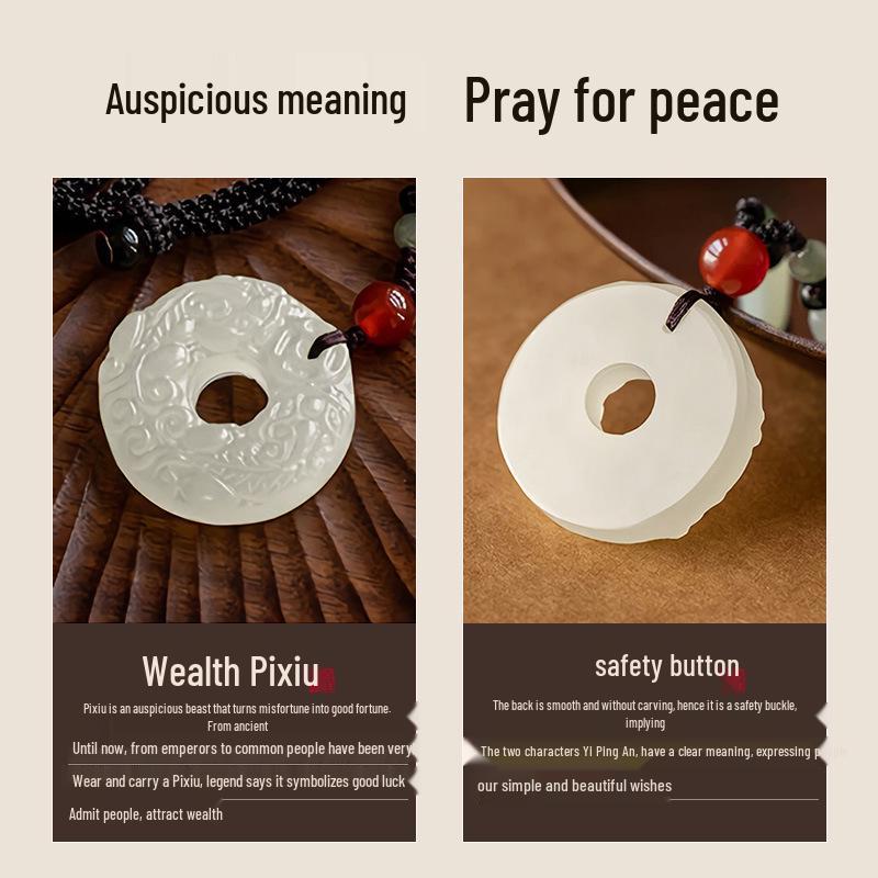 Unisex Afghanistan Jade Pi Xiu Necklace: Men's Jade Pendant, Ideal Birthday Gift for Boyfriend