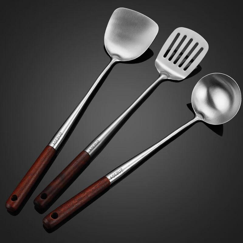 

Zhaoran Long-Handle 304 Stainless Steel Wok Spatula Set