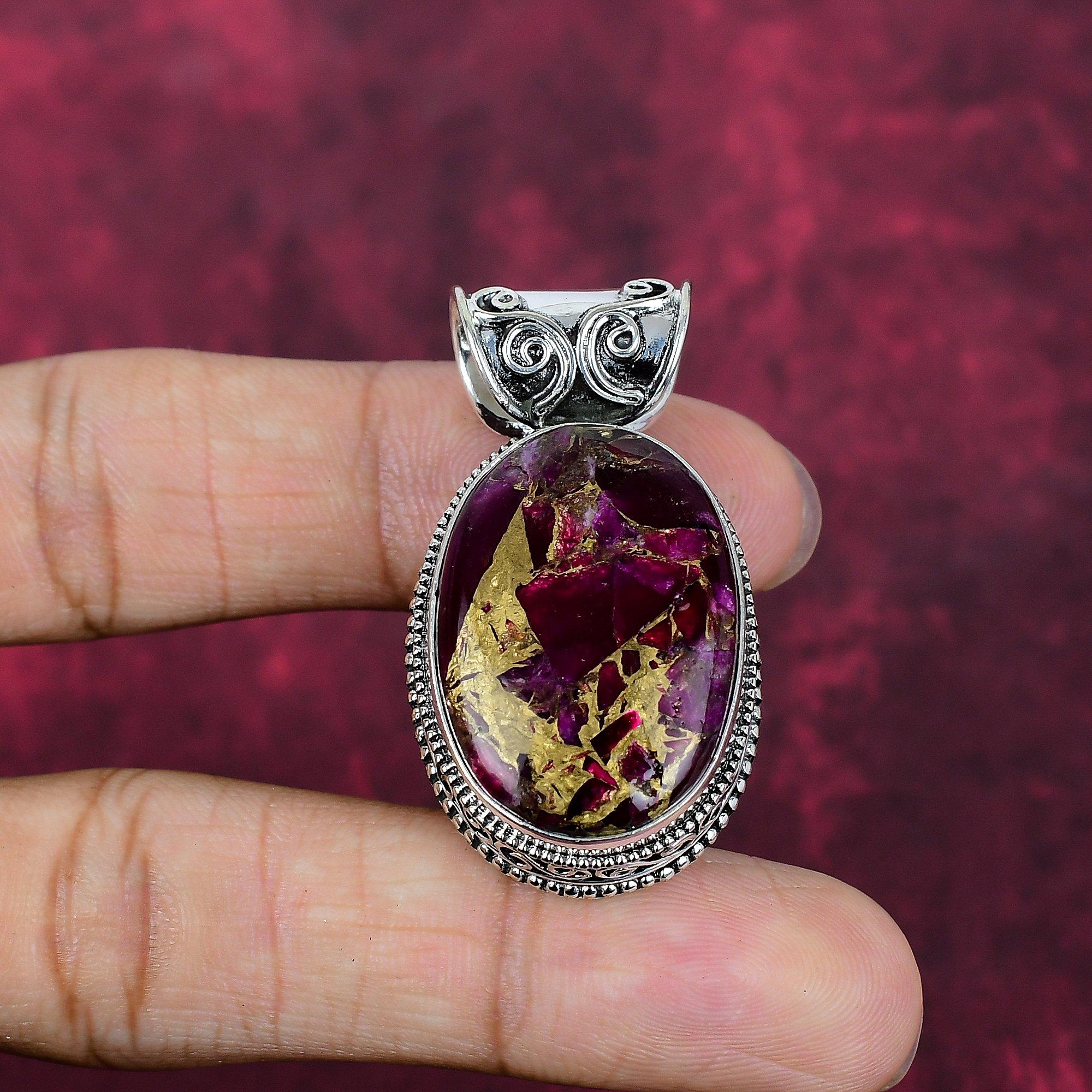 

Медный Турмалин Ручной Работы Подвеска с Драгоценным Камнем, 925 Пробы Стерлинговое Серебро Подвеска Антикварные Украшения, Подарок Любовь Навсегда 1.77 Inches розовый