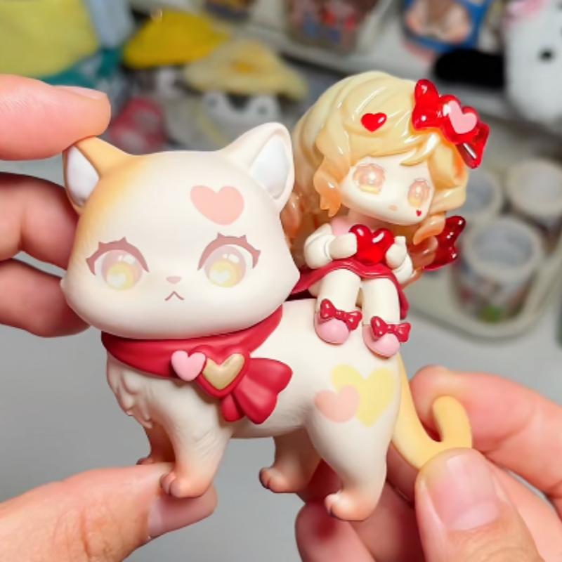 Latest Sweet Emilya Kitten Companion Seriestrendy Plaything Figurine Cute Female  Birthday Present Collectible Present Ornament