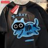 Bubble Cat Colorful Catprintingmen'S T-Shirts Cartoon Sports T Shirts Popular Hip Hop T-Shirt Fashion Fashion Short Sleeved