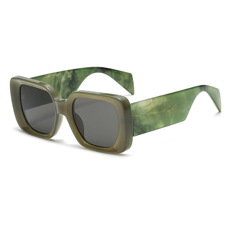 New European and American fashion wide-footed small-frame sunglasses personalized street shooting catwalk men's and women's versatile sunscreen sun