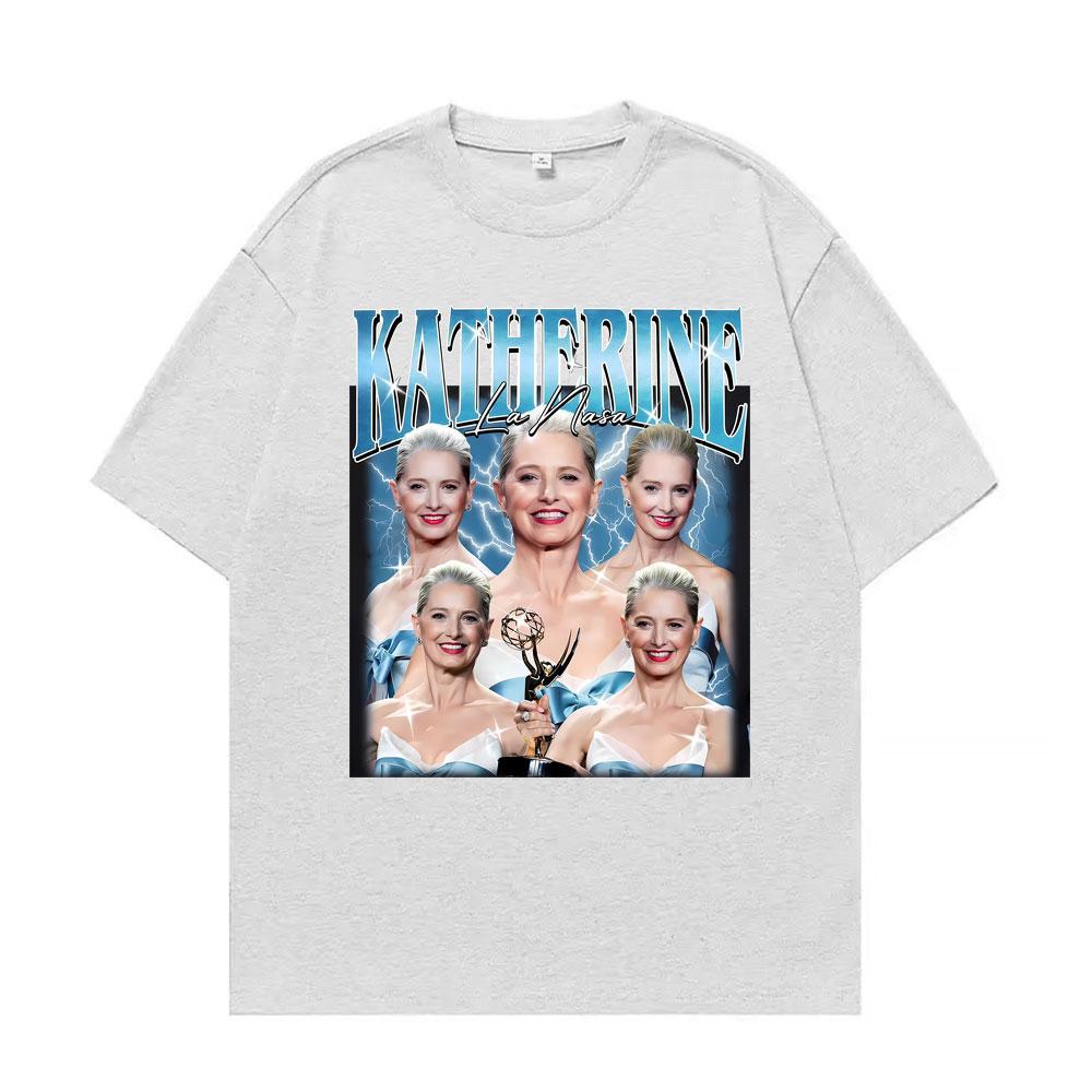 Katherine LaNasa Vintage American Actress T Shirt Harajuku Hip Hop Retro Unisex WOMEN Tshirt Oversized Short Sleeve Tee Shirt Tops