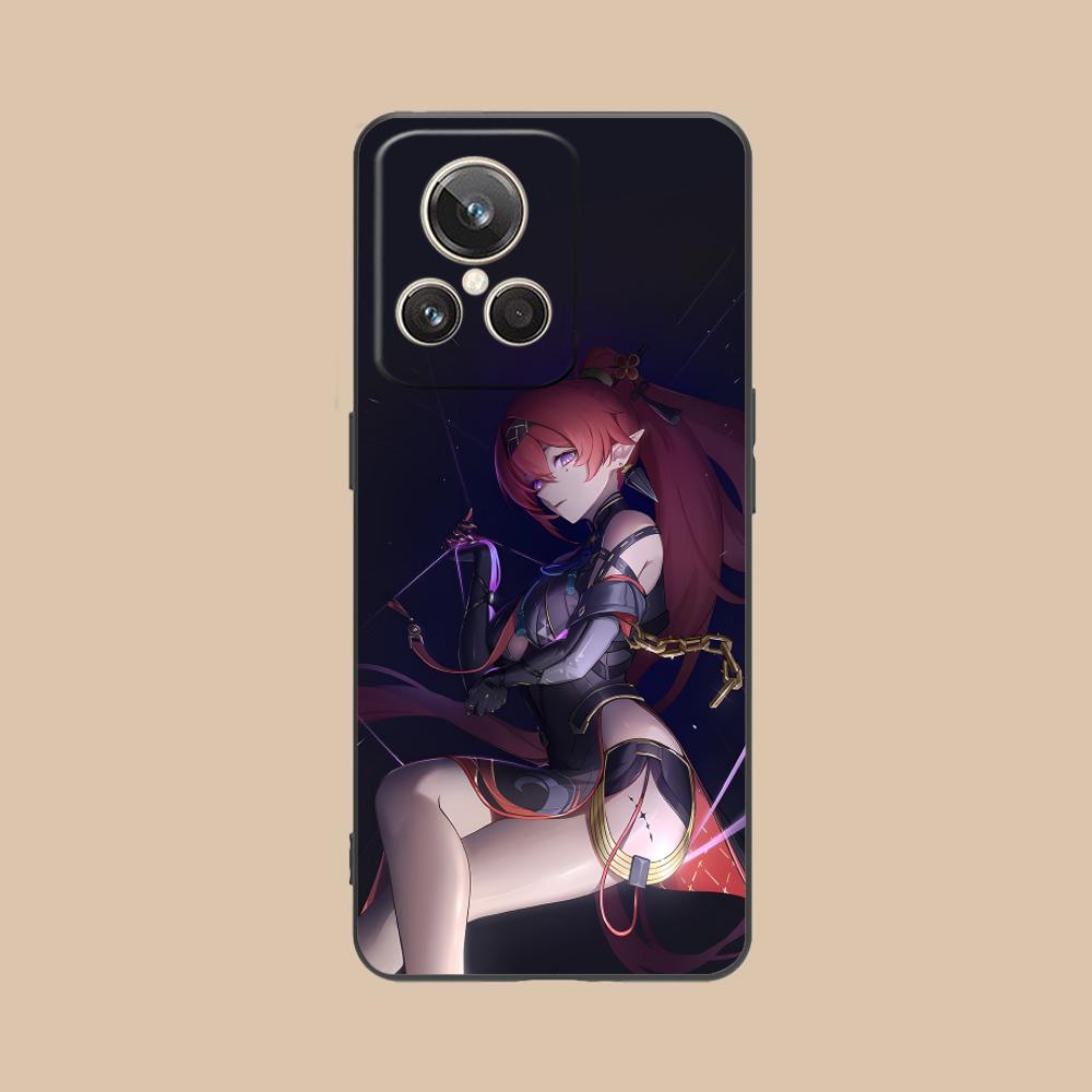 Wuthering Waves Yinlin Mobile Phone Case for Realme 15 14 13 12 11 10 9 Pro Plus T i Lite 5G Colorful Printing Cover Cover