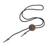 Western Bolo Tie Necklace Celtic Knot Bolo Tie Moranse Bolo Tie Western Necklace Cowboy Leathers Necktie Cowboy Bolo Tie