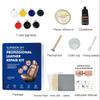 Kit de réparation professionnel pour cuir liquide, Ensemble de restauration de cuir pour siège de voiture et canapé pour réparer les rayures, les fissures et les trous