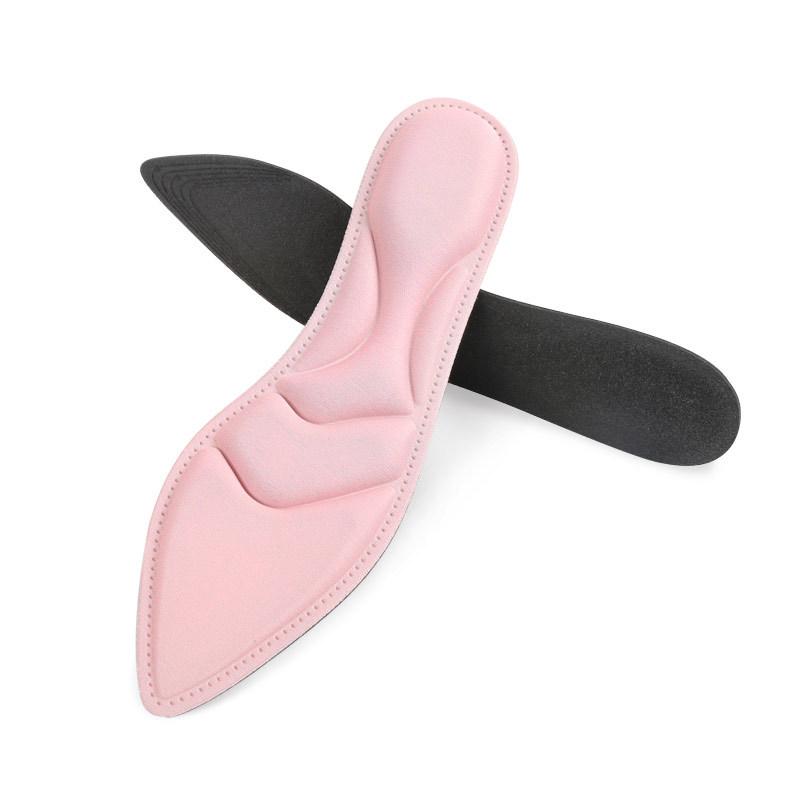 Women's Sponge Insole 4D High Heels Sponge Sweat-absorbing Breathable Massage Shock-absorbing Tip Non-slip and Anti-wear Can Be Cut Full Pad