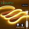 220V 230V Dæmpbar COB LED Neon Striplys EU/AU/UK Stik Sæt Super Lys Stærk 288LED/M Fleksibel Klæbestrimmel Indendørs Udendørs Dekoration