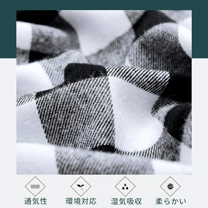 [PAFHL] shirt men's check tops casual long sleeve spring autumn Thin short big size Fashionable adult simple Going out trip M-3XL (Navy, 2XL)