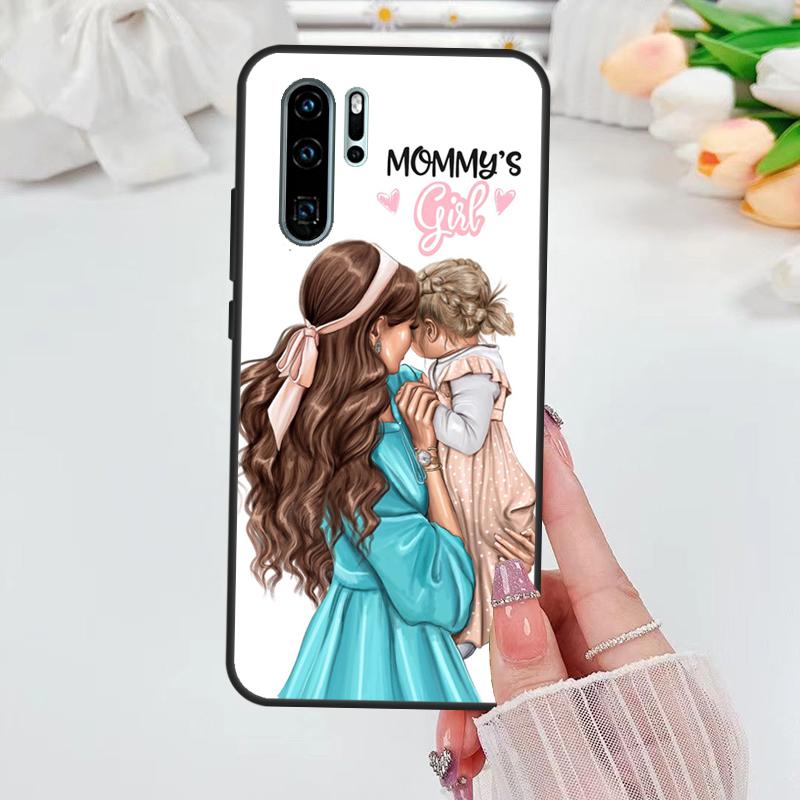SUPER MOM MUM MOTHER MAMA CUTE BABY For Huawei Nova 12i 11i 8i 12s Y73 Y72 Y61 Y91 Y90 Y70 Y60 9 10 SE P30 P40 Lite P60 Pro Case