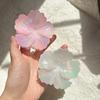 Women Hair Claw Flower Design Back Head Hair Clip Non-Slip Grip Bright Colors Shark Hair Claw Hair Accessory