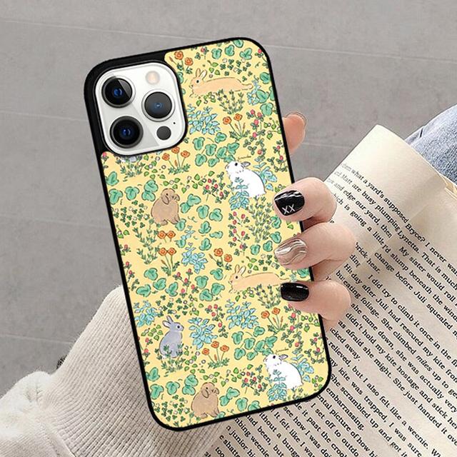 Cartoon Rabbit Bunny Phone Case For iPhone 17 Air 14 13 12 16Pro Max 15 Plus Max Cover Shell